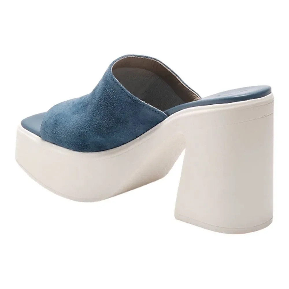 Free People Zoe Platform Sandal 40 EU / 10 M US, WINDING RIVER Combo